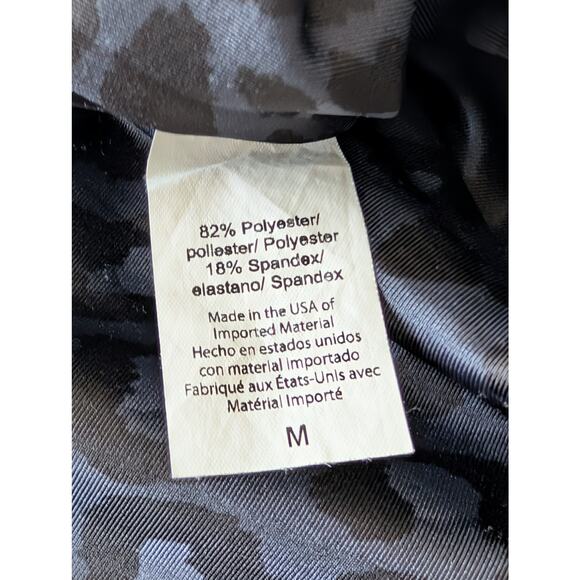 ​Beyond Yoga Lux High Waisted Midi Leggings - Black Leopard Print - Medium - Picture 8 of 9